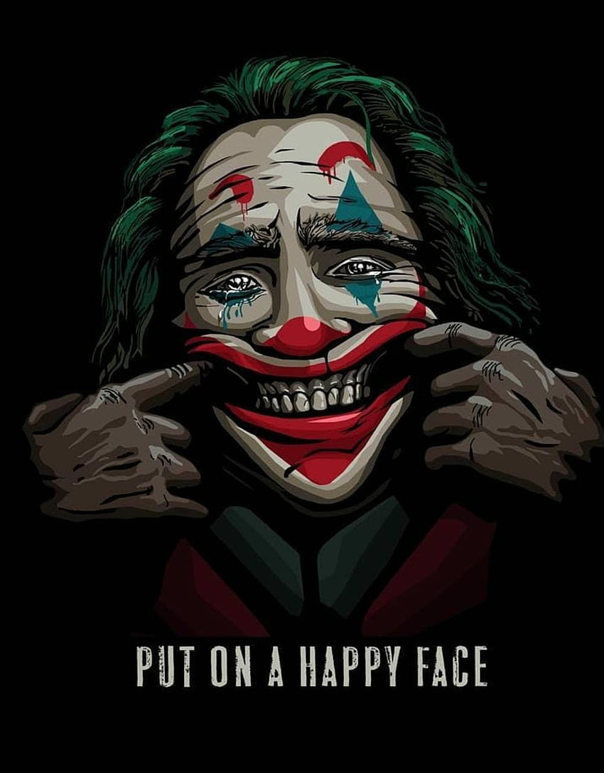 Joker, mets un visage heureux Fond d'écran de téléphone HD
