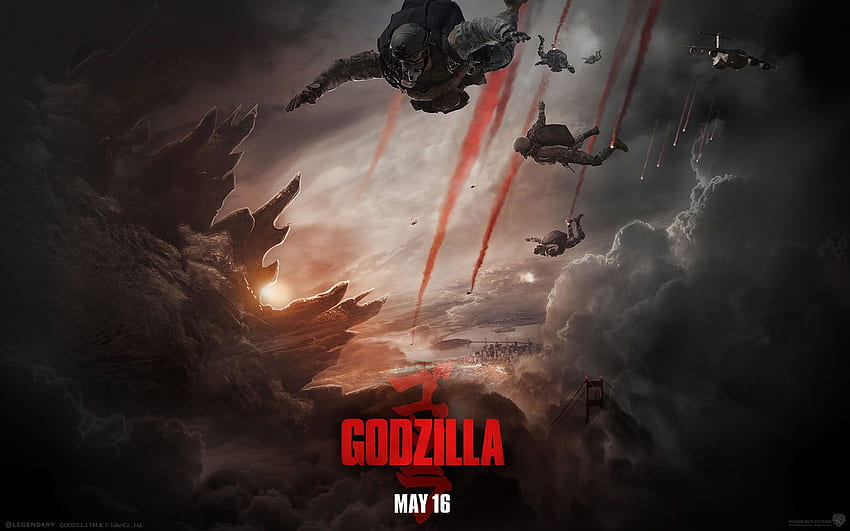 Godzilla iPhone dla Androida to Godzilla 3840 X 2160 Tapeta HD