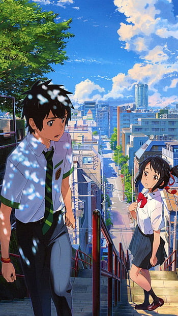 just edited 2 wallpapers of Taki and Mitsuha so they are never without one  another... : r/KimiNoNaWa