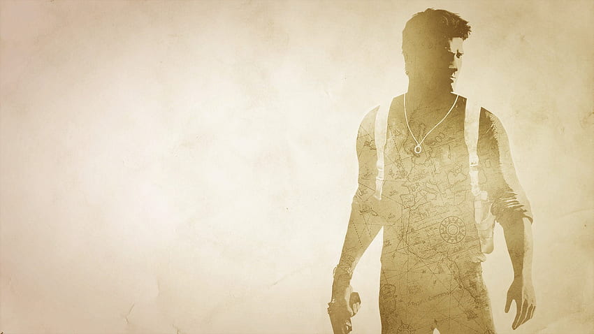Nathan Drake, Uncharted / and Mobile Background, Uncharted Minimalist HD wallpaper
