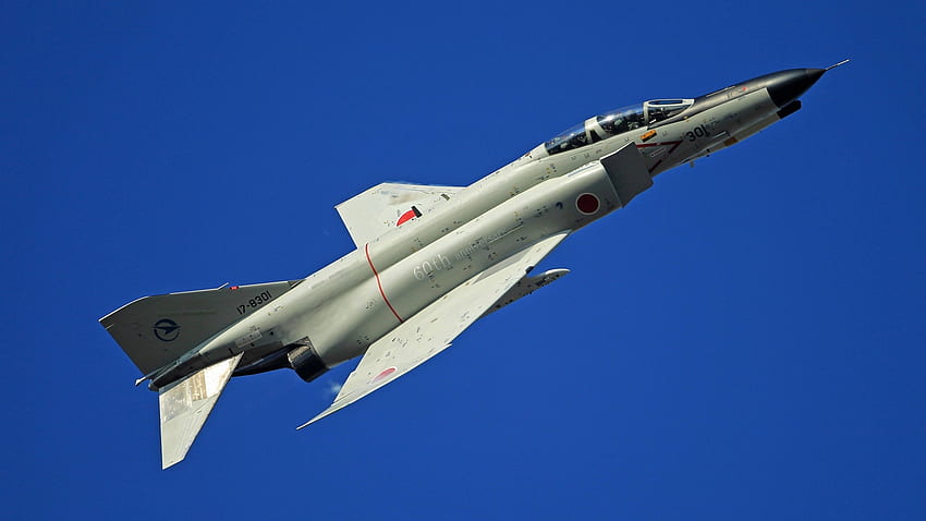 F-4 Phantom (Японски военновъздушни сили), реактивен самолет, самолети, F4 Phantom, японски военновъздушни сили HD тапет