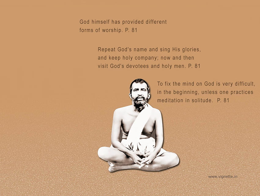 Spirituelle Zitate von Sri Ramakrishna, Spiritualität, Zitate, Evangelium, Ramakrishna, Hinduismus, Religion HD-Hintergrundbild