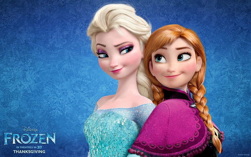 Disney Frozen Anna Vs Elsa Background for iPad mini 3 HD wallpaper
