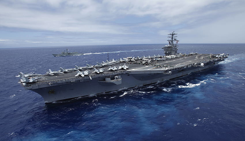 USS Nimitz, Flugzeugträger HD-Hintergrundbild