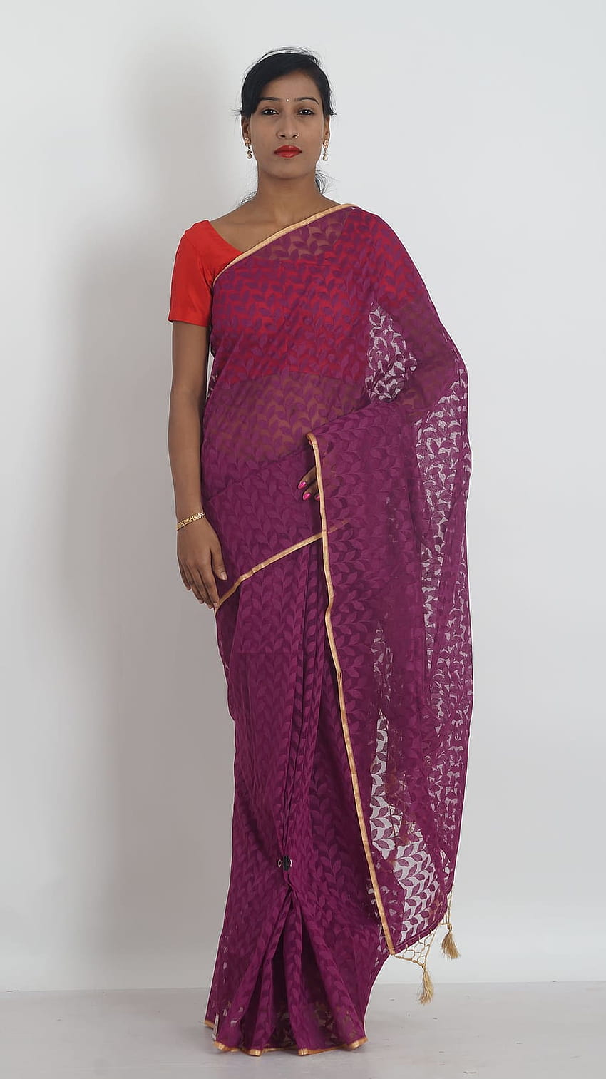: sarees, pembe renkli sariler, bayan giyim, hint, Hint Geleneksel HD telefon duvar kağıdı