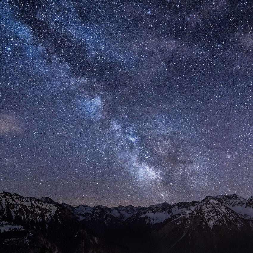 Weekendy: Niesamowita galaktyka Drogi Mlecznej na iPhone'a Tapeta na telefon HD