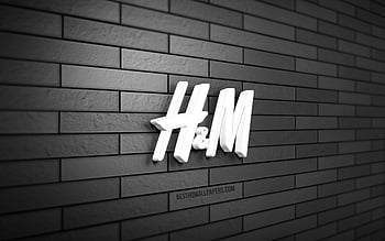 H M logo brown plaster background H M 3d logo brands HM emblem 3d art  Hennes Mauritz HD wallpaper  Peakpx