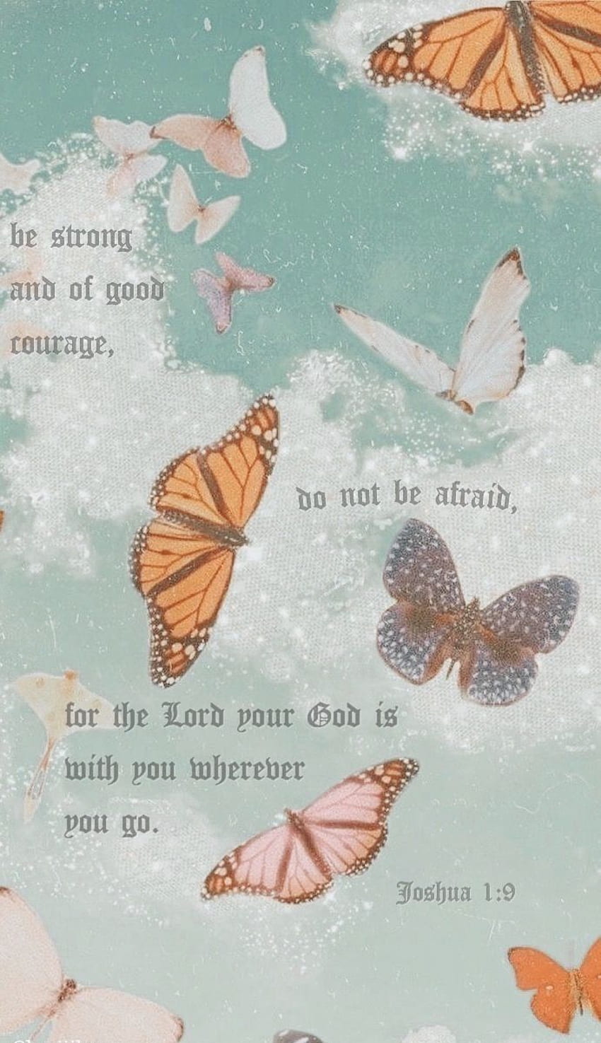 Pin by Sa Lo on فراشه  Butterfly quotes Wallpaper bible Christian  wallpaper aesthetic pink