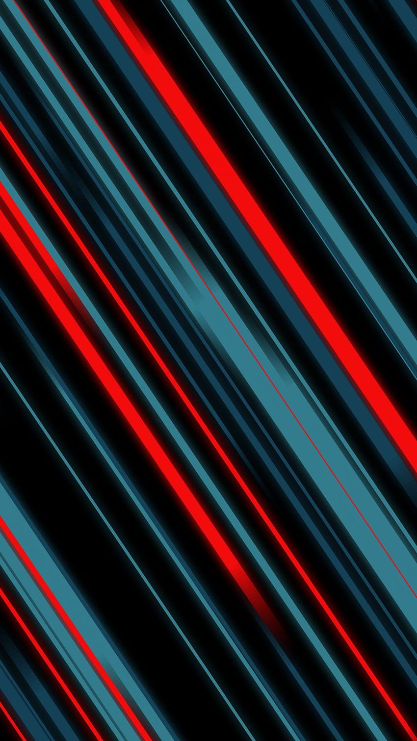 Style de matériau abstrait Lignes Bleu Rouge Fond d'écran de téléphone HD