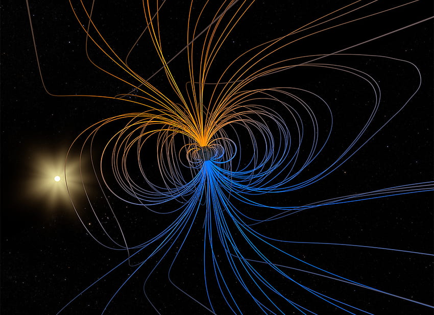 „Wgniecenie” w ziemskim polu magnetycznym stanowi zagadkę dla naukowców Tapeta HD