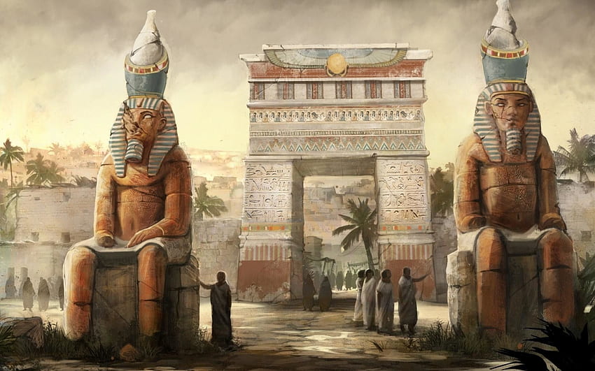 ศิลปะอียิปต์ อียิปต์โบราณ วอลล์เปเปอร์ HD
