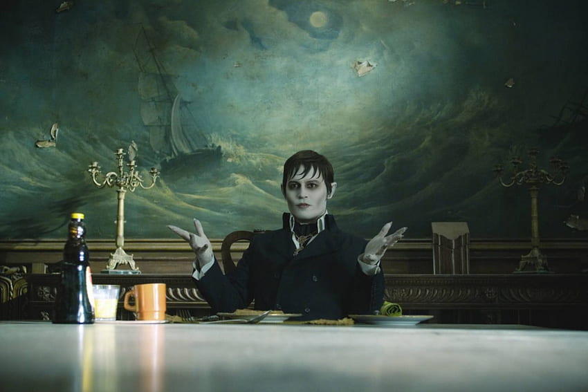 Johnny Depp as Barnabas Collins, Johnny Depp, Barnabas Collins, fantasy, man, movie, actor, Dark Shadows, vampire HD wallpaper