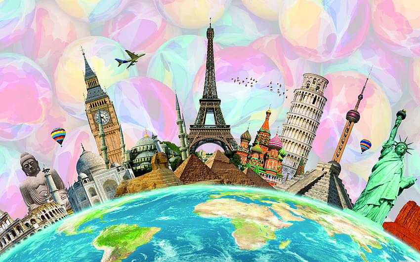 Travel The World, Travel Around The World HD wallpaper