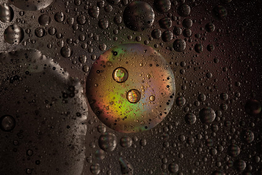 Abstract, Drops, Spray, Round, Bubble HD wallpaper