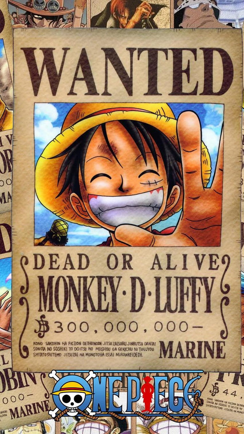 Anime One Piece Wanted - Anime Japonês One Piece Personagem Recompensa Procurado Aviso Anime Posters Decorar 69 90 Colecionáveis ​​Blakpuzzle Com - uma peça de anime em preto e branco, Ussop Bounty Papel de parede de celular HD