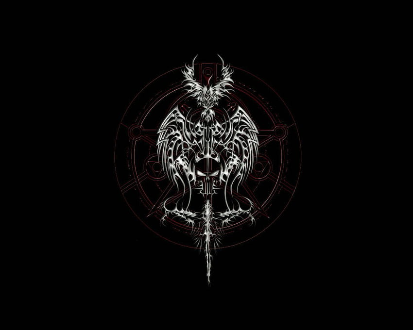 Тъмна смърт Символ Тъмна смърт, символ HD тапет