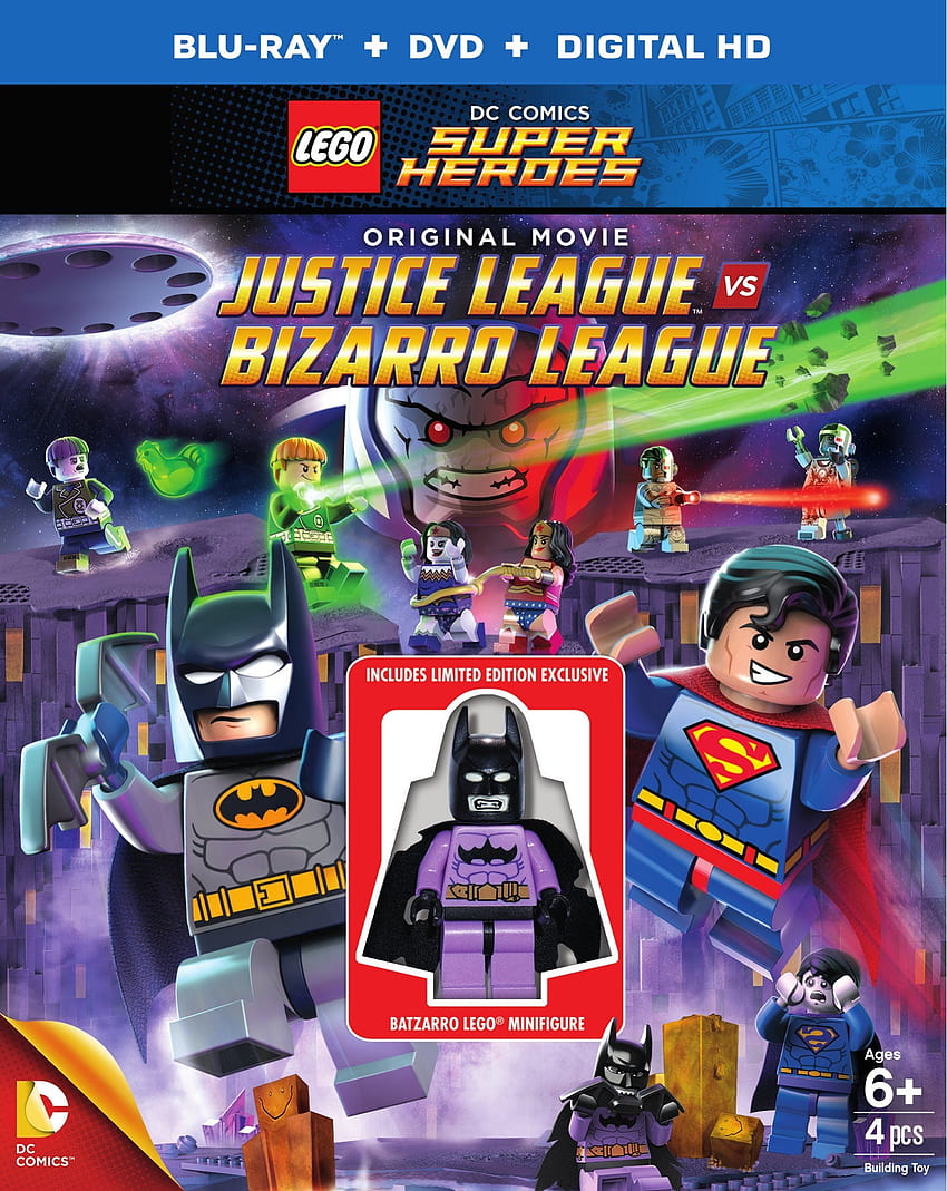 Lego DC Comics Super Heroes: Justice League Vs. Bizarro Leag , Филм, HQ Lego DC Comics Super Heroes: Justice League Vs. Bizarro Leag . 2019 г HD тапет за телефон
