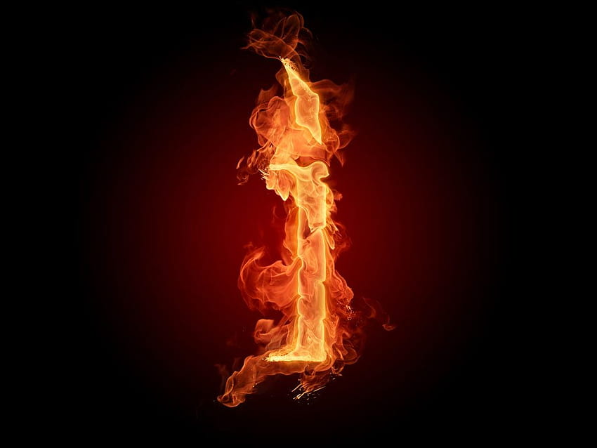 Płomienie wektorowe liter ognia R. w 2019 r., alfabet ognia Tapeta HD