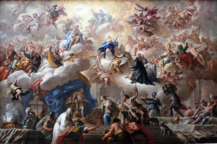 Gemälde der barocken Kunst HD-Hintergrundbild