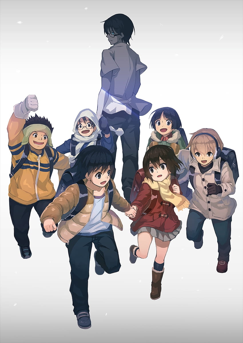 Boku dake ga Inai Machi (Erased) Anime Board Tapeta na telefon HD