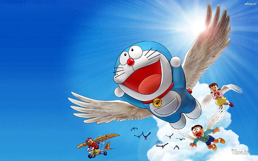 Doraemon, Gelber Doraemon HD-Hintergrundbild