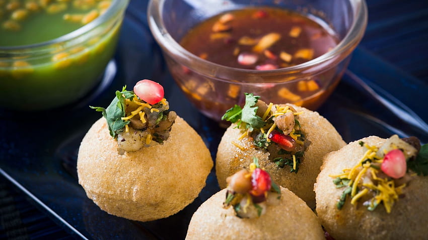 Gehen Sie in ein indisches Restaurant und bestellen Sie so schnell wie möglich Pani Puri – SheKnows, Indian Street Food HD-Hintergrundbild