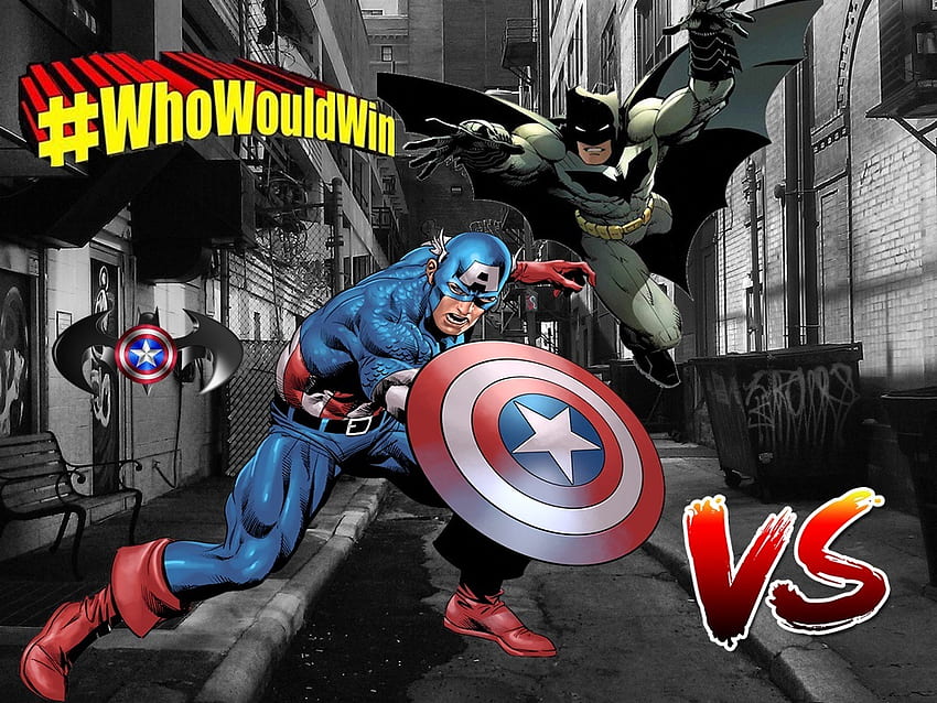 WhoWouldWin: Batman vs Captain America! – El Tech O HD wallpaper