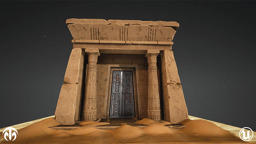 ArtStation - Stary egipski grobowiec, Tristan McLean Tapeta HD