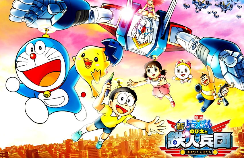 Doraemon Doraemon And Friends Doraemon - Doraemon And Nobita Little Space  War, Yellow Doraemon HD wallpaper | Pxfuel