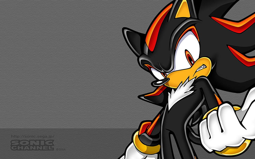 Black Sonic character illustration, Sega, Shadow, Shadow the Hedgehog HD wallpaper