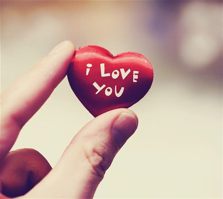 I love you!, love, red, passion, heart, for you HD wallpaper