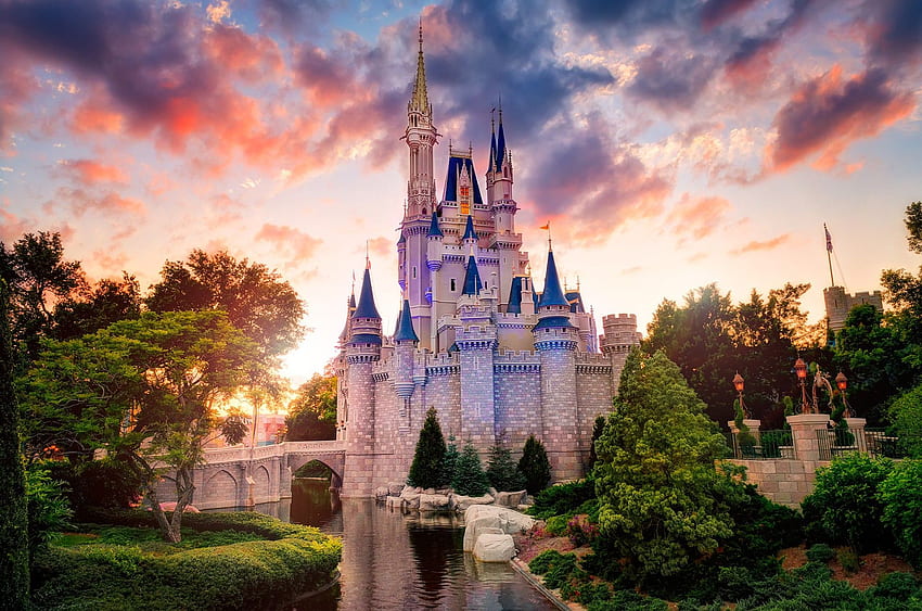 There's Magic In The Kingdom - Cinderella Castle - & Background, Disney Princess Castle HD wallpaper