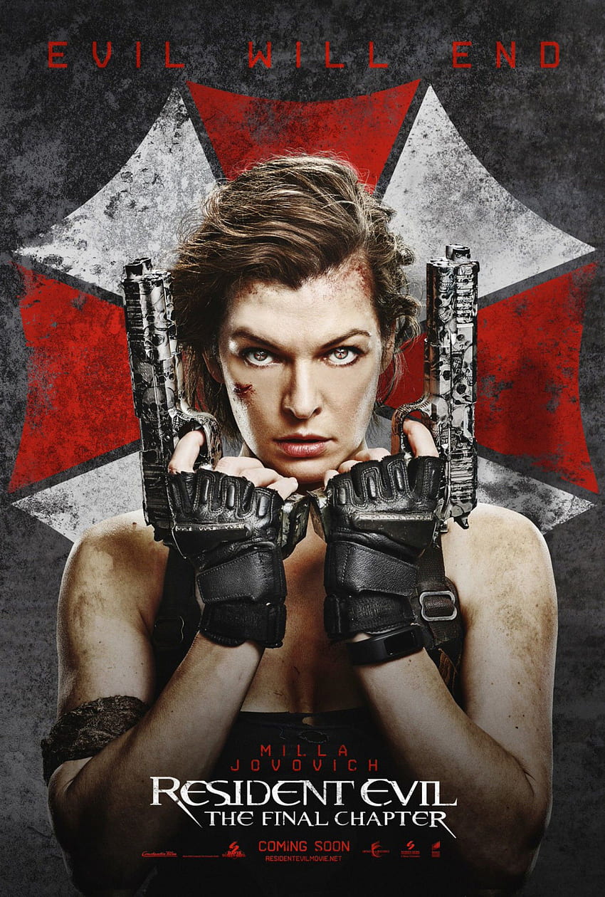 Resident Evil The Final Chapter Poster Hollywood Film breit HD-Handy-Hintergrundbild