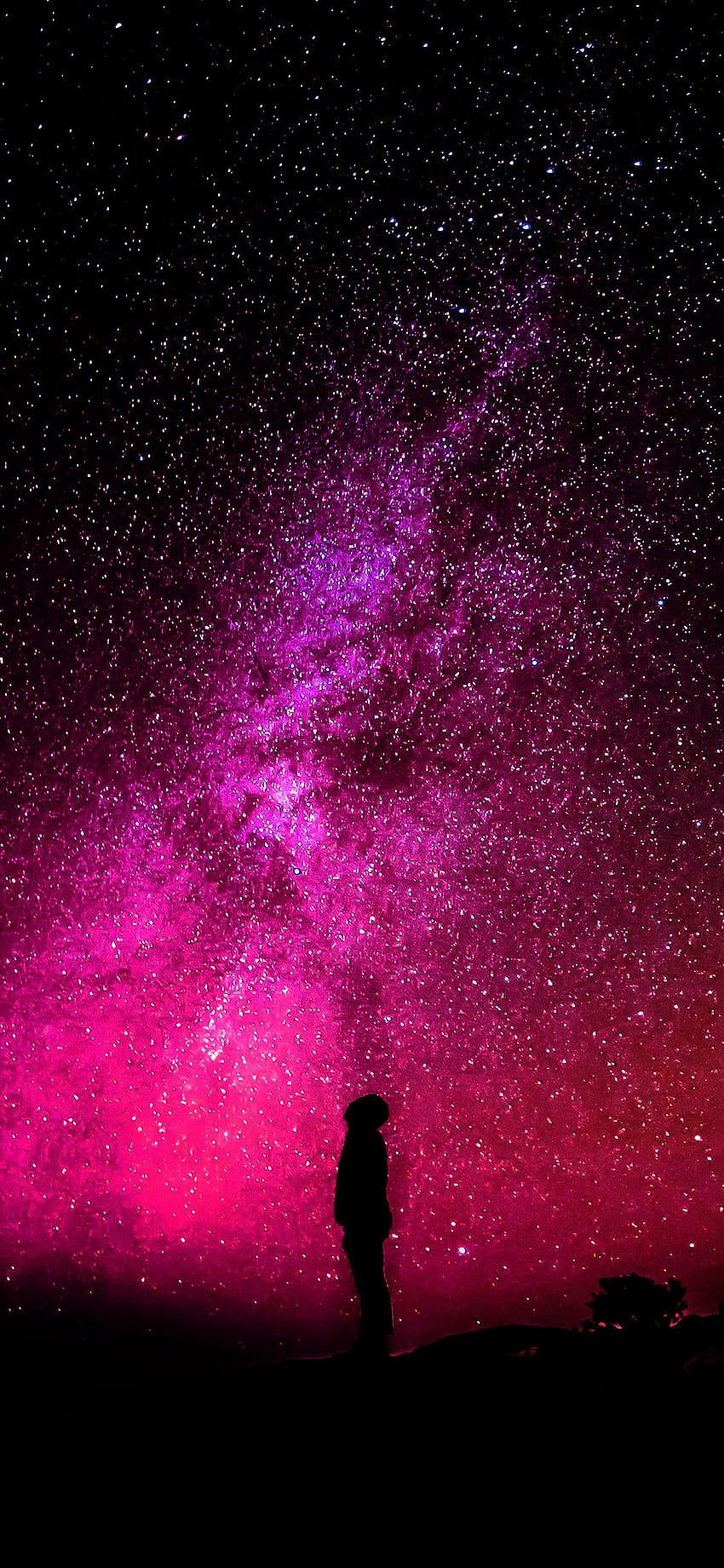 iPhone X . sky galaxy milkyway space night red, Constellations Galaxy HD phone wallpaper