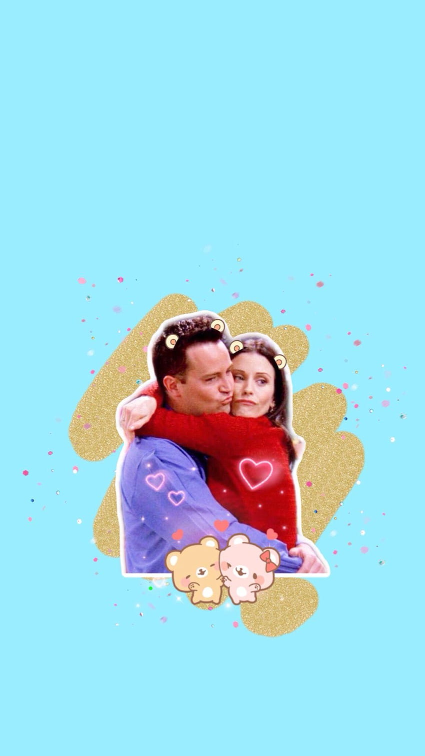 Monica i Chandler Mondler Tapeta na telefon HD