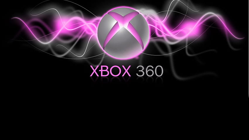 Лого на XBox360, лилав Xbox HD тапет