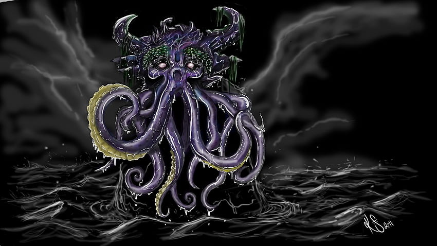 Octopus Background, Octopus Art HD wallpaper