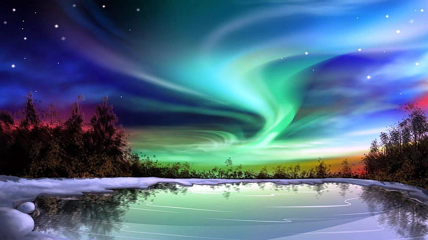 Auroras boreales fondo de pantalla | Pxfuel