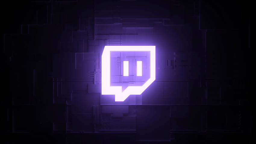 I made a neon Twitch ! : Twitch HD wallpaper
