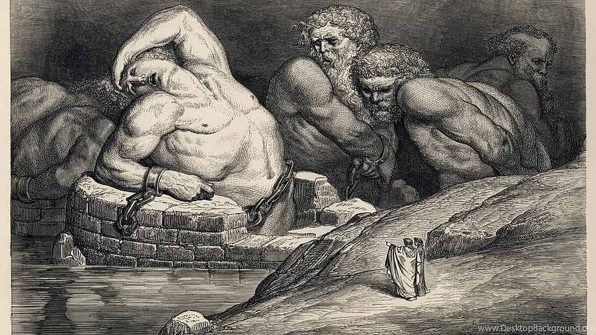 Gustave Dor Dante Alighieri Inferno Plate 65 Canto Tapeta HD