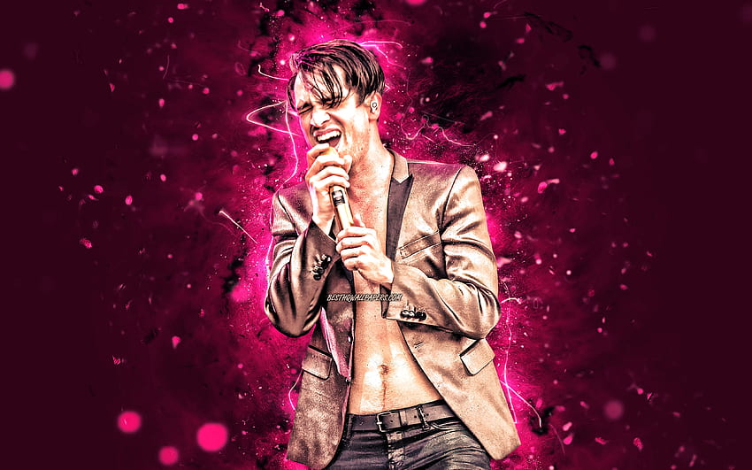 Brendon Urie, , Panic At the Disco, music stars, rock band, american singer, Brendon Boyd Urie, american celebrity, Brendon Urie for with resolution . High Quality , Panic at the Disco Computer HD wallpaper