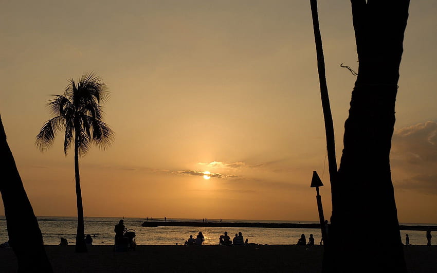 Menschen, Natur, Sonnenuntergang, Meer, Sonne, Strand, Ufer, Bank, Abend HD-Hintergrundbild