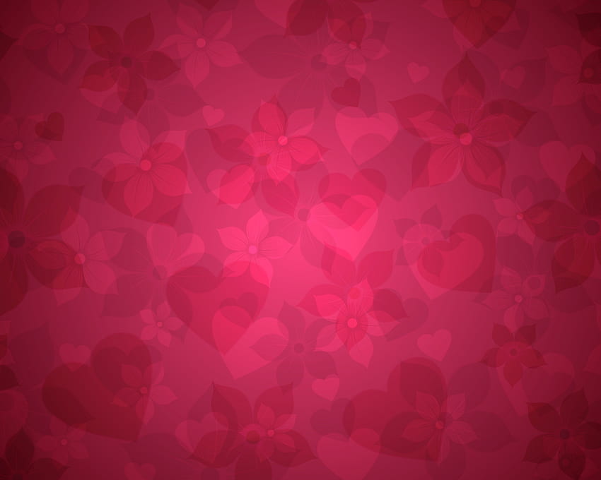 flores, corações, rosa, textura, texturas, coração papel de parede HD