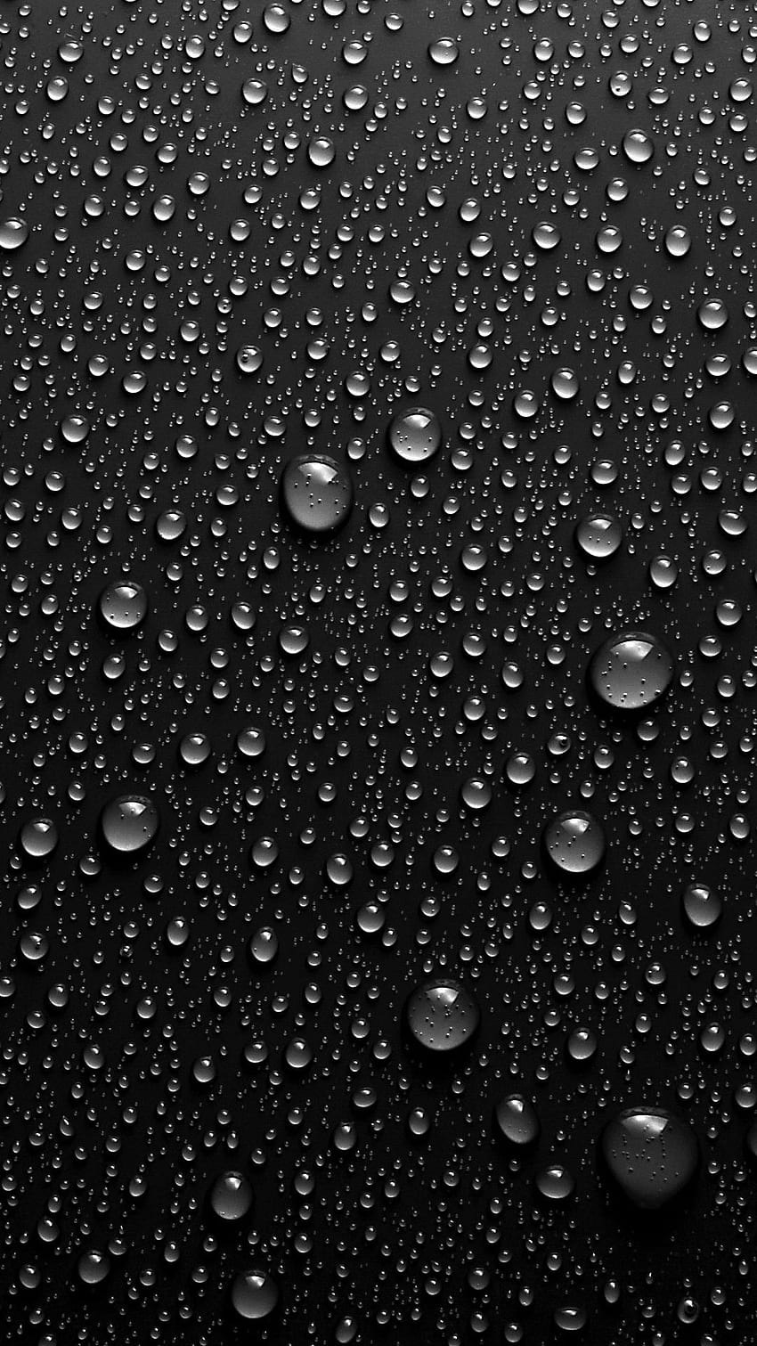 Черни дъждовни капки. . HD тапет за телефон