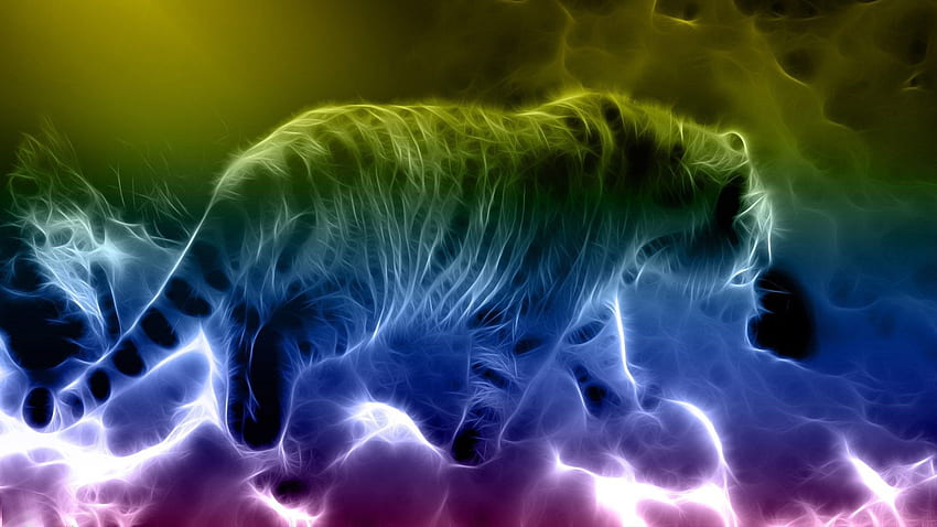 Neon Animal , Neon Leopard HD wallpaper | Pxfuel