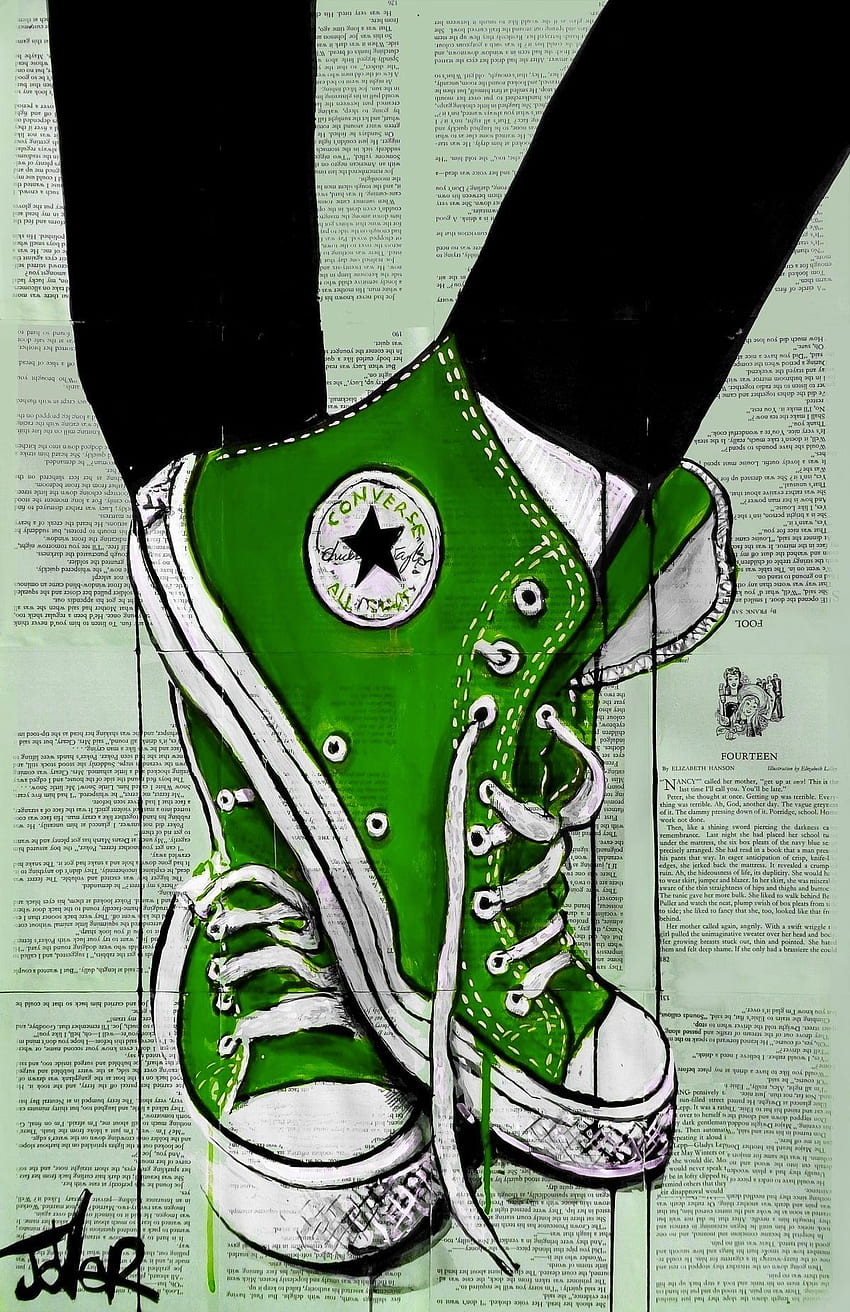 Grün Rot Converse All Stars Post 130734502513 Rot Amp. Toms Outfits, Converse, Converse, grüne Schuhe HD-Handy-Hintergrundbild