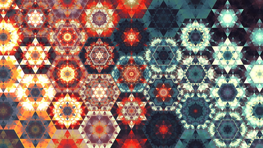 Hexaic pattern, fractal, art HD wallpaper | Pxfuel