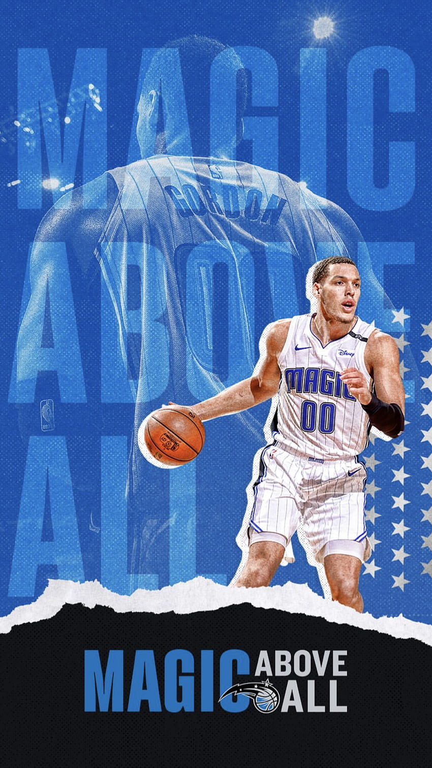 Orlando Magic 2019 AG Aaron Gordon 00. Orlando magic, Sports graphic design, Basketball HD phone wallpaper