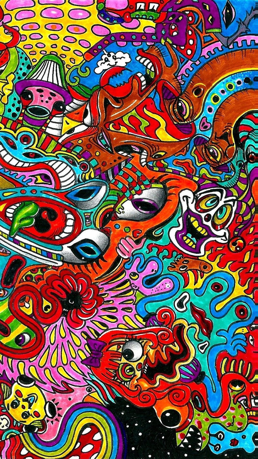 Psychedelic, The Beatles Psychedelic HD phone wallpaper