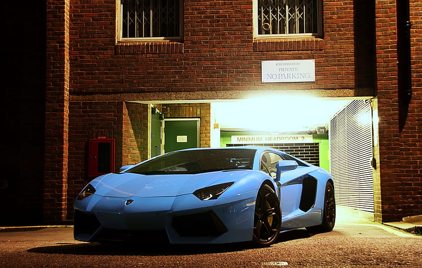 Lamborghini, Cars, Front View, Aventador, Lp700-4 HD wallpaper